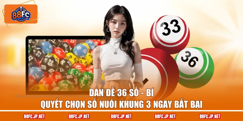 Dàn Đề 36 Số – Bí Quyết Chọn Số Nuôi Khung 3 Ngày Bất Bại