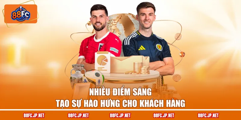 Nhiều điểm sáng tạo sự hào hứng cho khách hàng